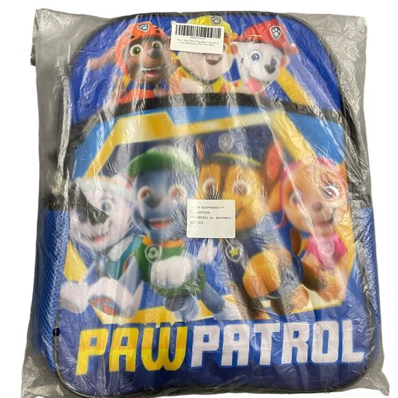 Paw Patrol Pups Backpack Size 16" Blue School Picnic Adjustable NWT 612 - Picture 10 of 13